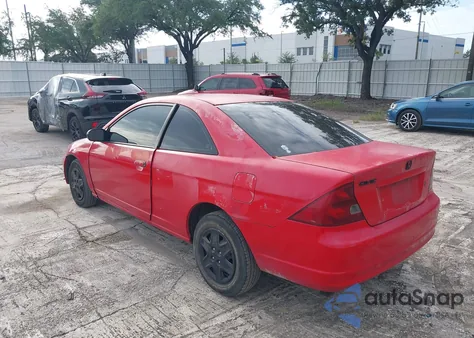 2003 Honda Civic Lx z USA, uszkodzony, nr VIN 1HGEM21553L045035